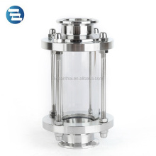 Sanitary Stainless Steel Straight Inline Type Tri Clamp Tubular Sight Glass